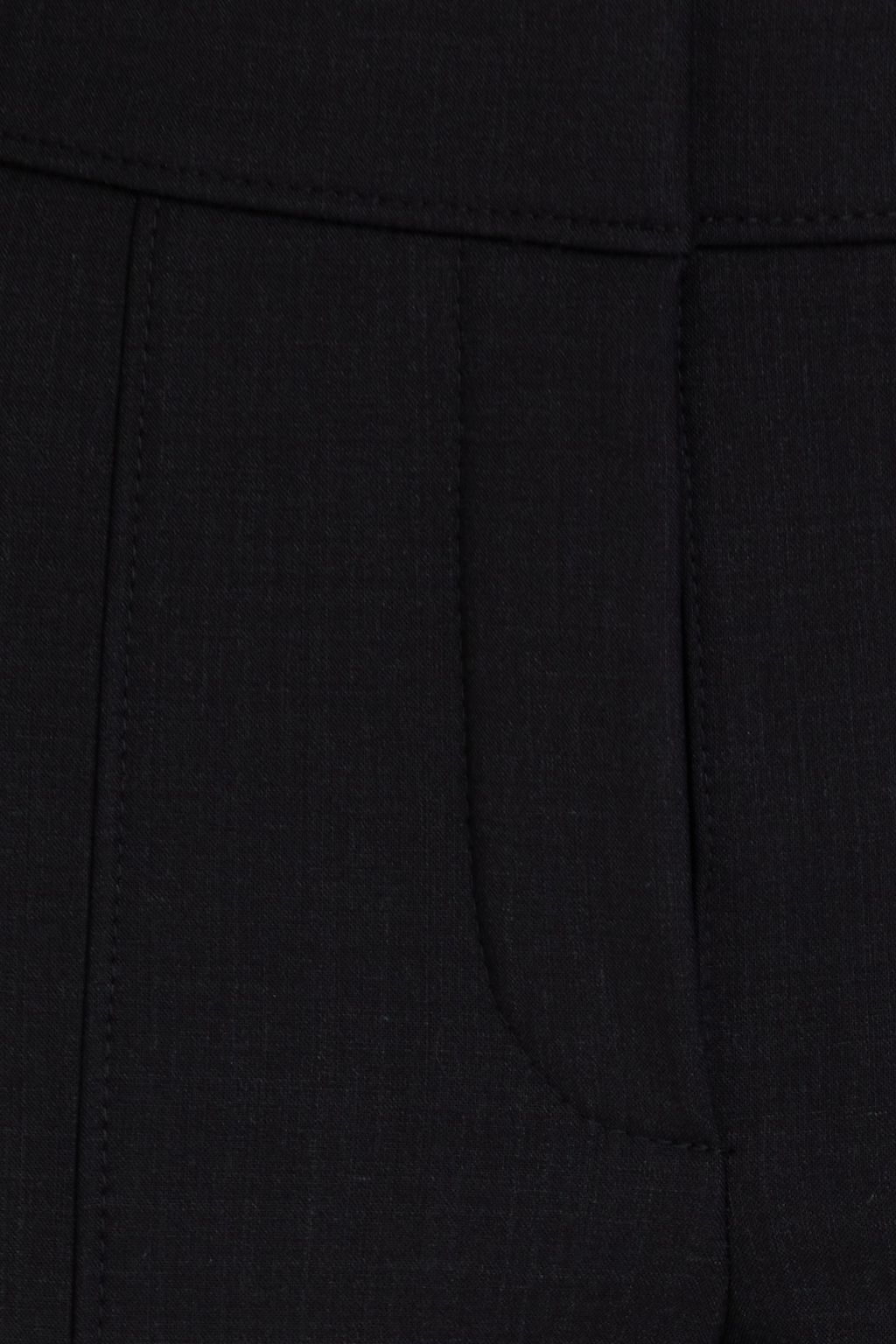 BRUNELLO CUCINELLI Hose mit schmalem Bein aus Ponte aus einer Wollmischung mit Zierperlen