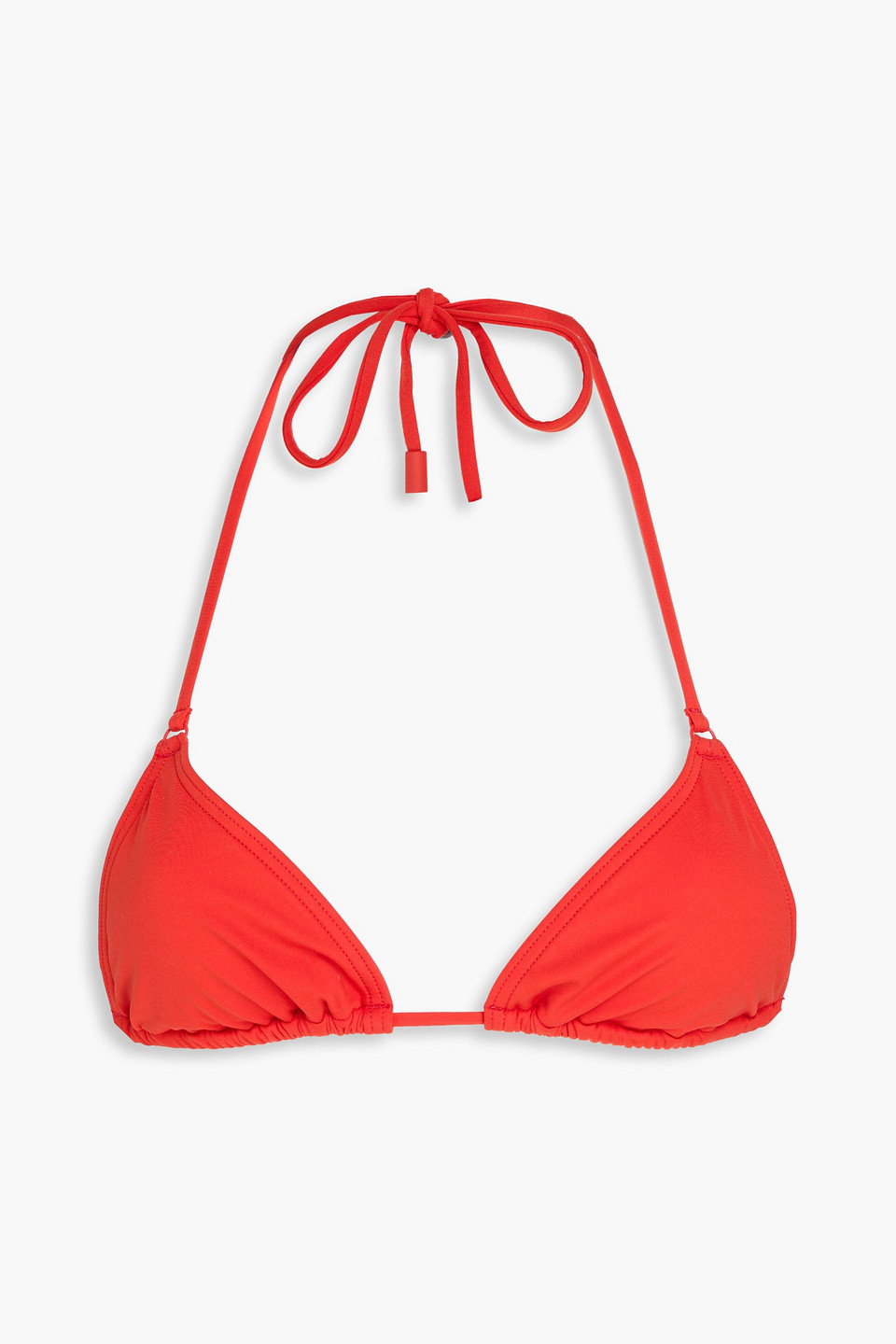 Zimmermann Triangle Bikini Top In Red