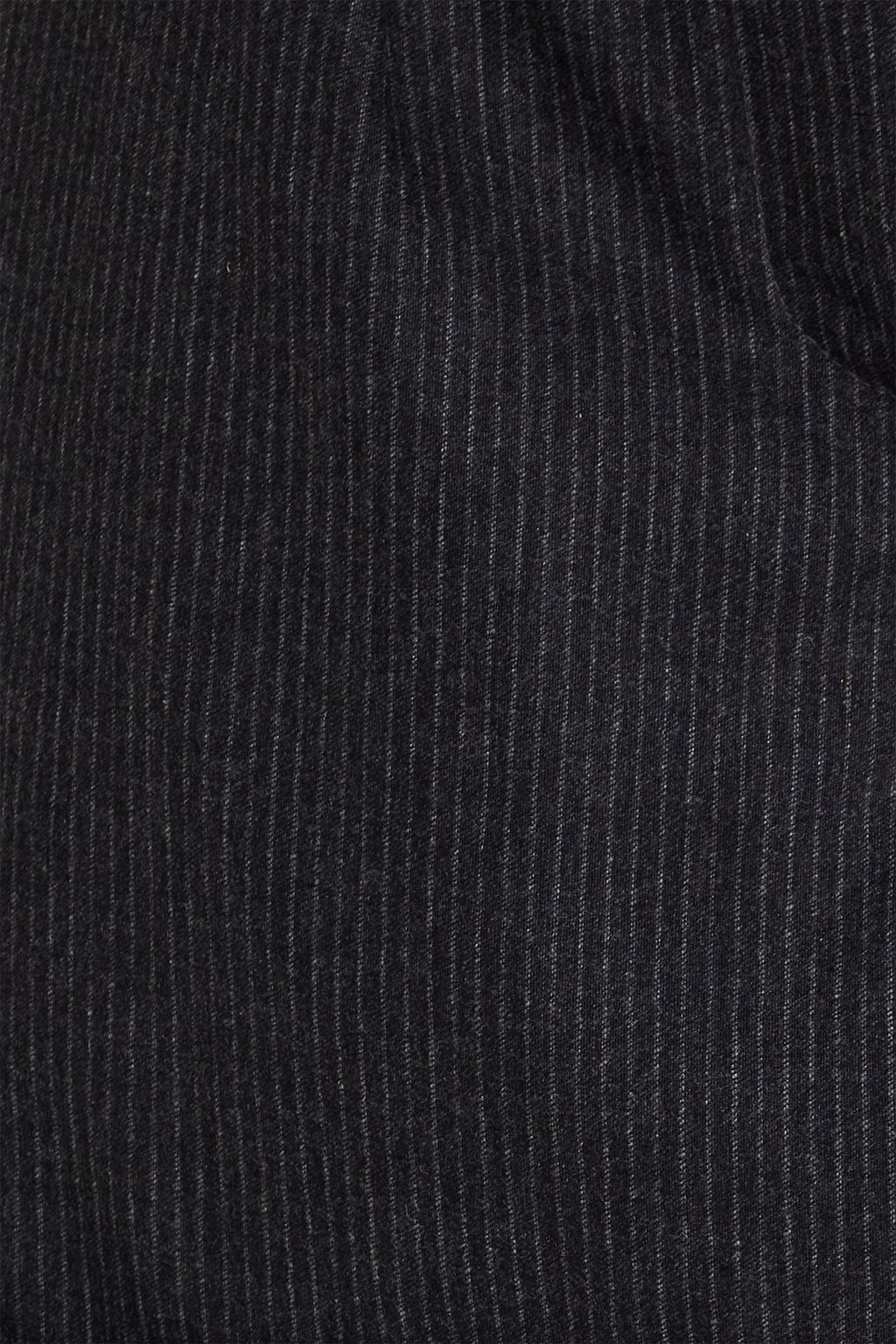 BRUNELLO CUCINELLI Minirock aus Flanell aus einer Wollmischung mit Nadelstreifen