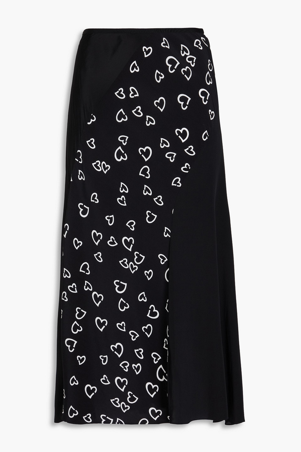 DIANE VON FURSTENBERG RAVNITA PRINTED CREPE DE CHINE MIDI SKIRT