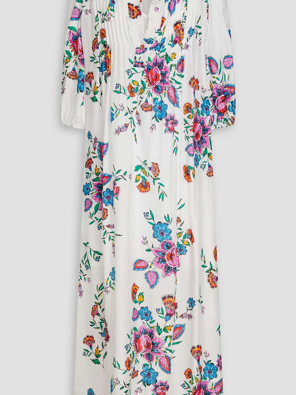 layla floral-print voile maxi dress