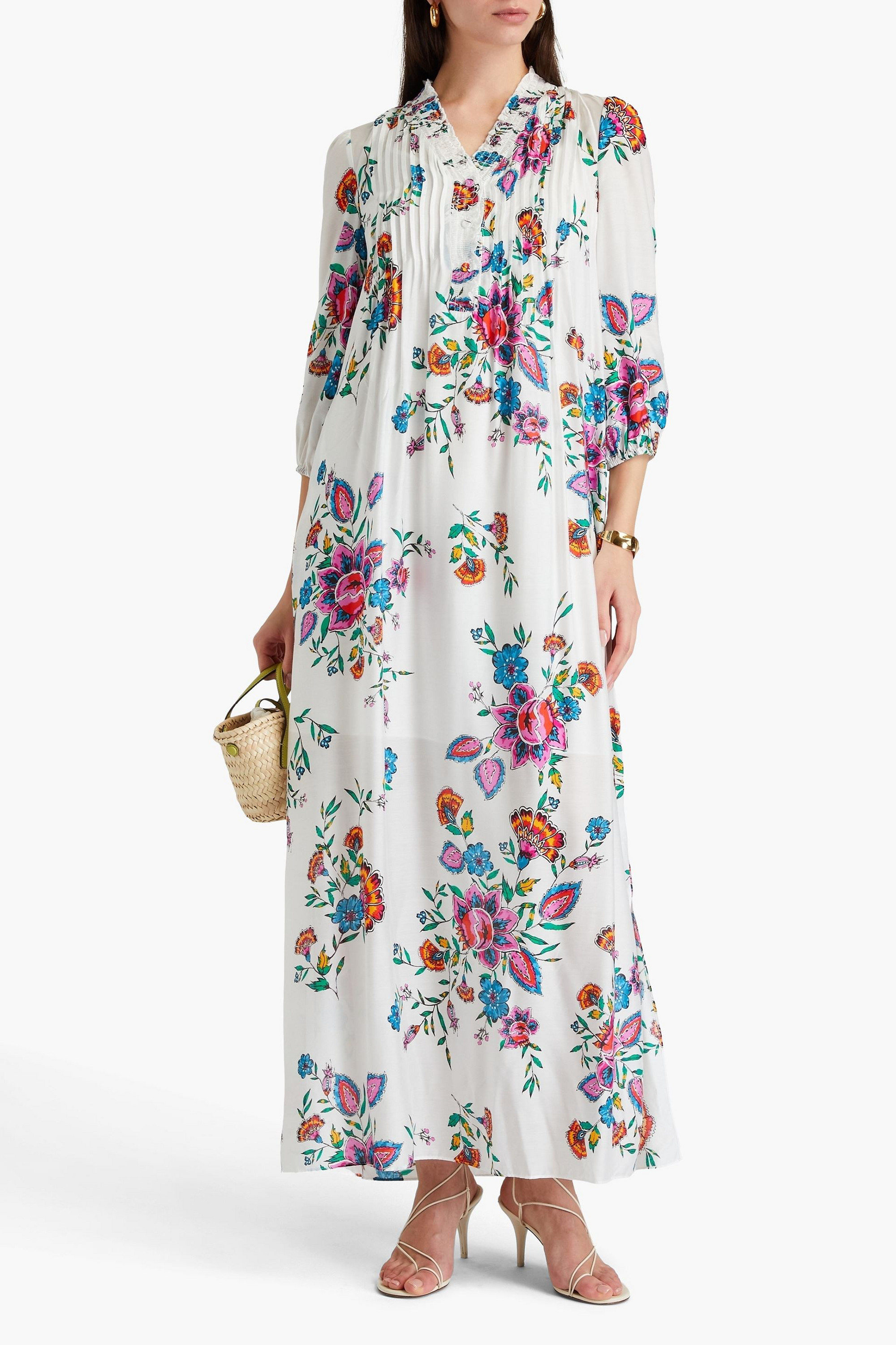 Diane von Furstenberg Layla floral-print voile maxi dress