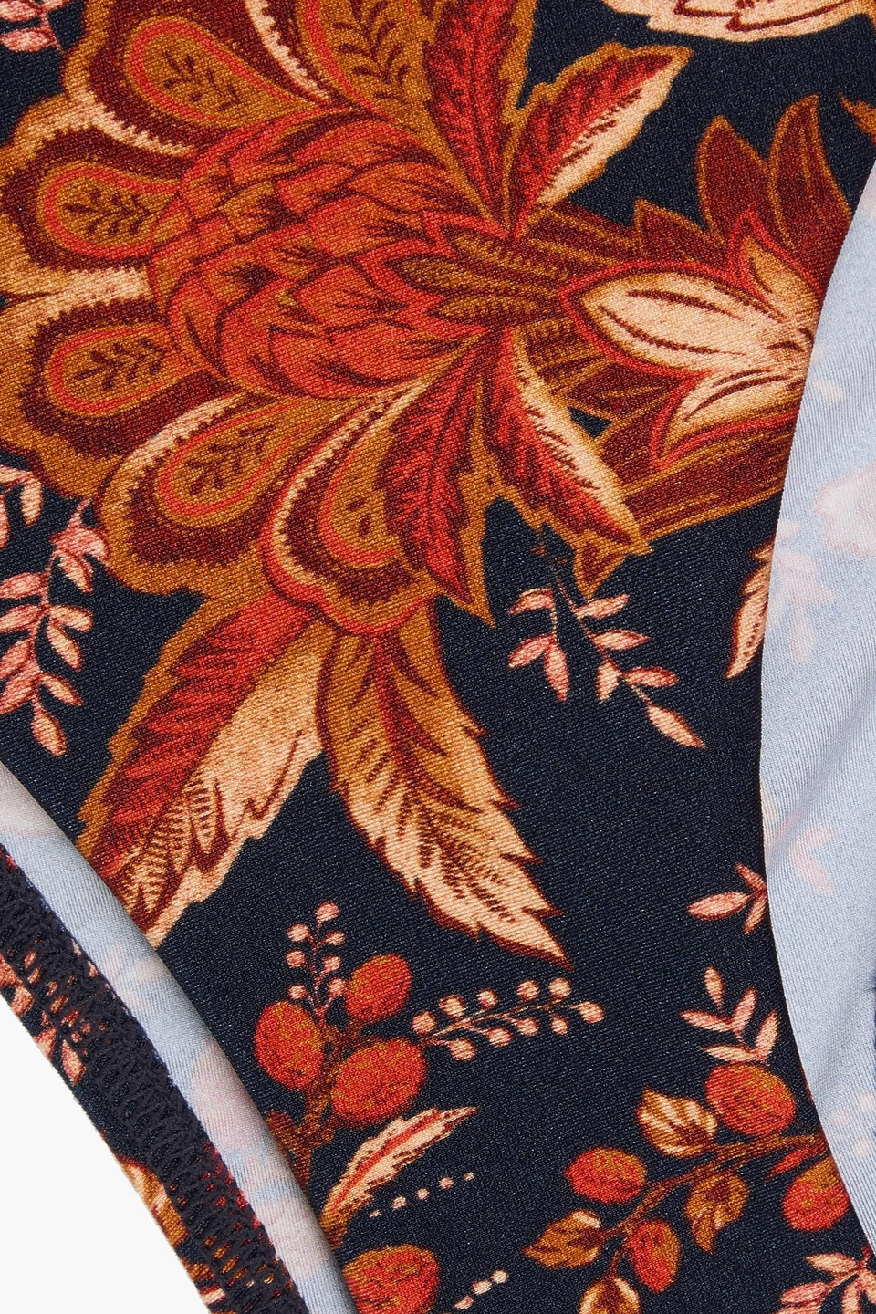 ZIMMERMANN PRINTED LOW-RISE BIKINI BRIEFS