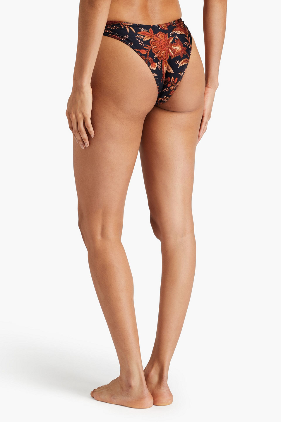 ZIMMERMANN PRINTED LOW-RISE BIKINI BRIEFS