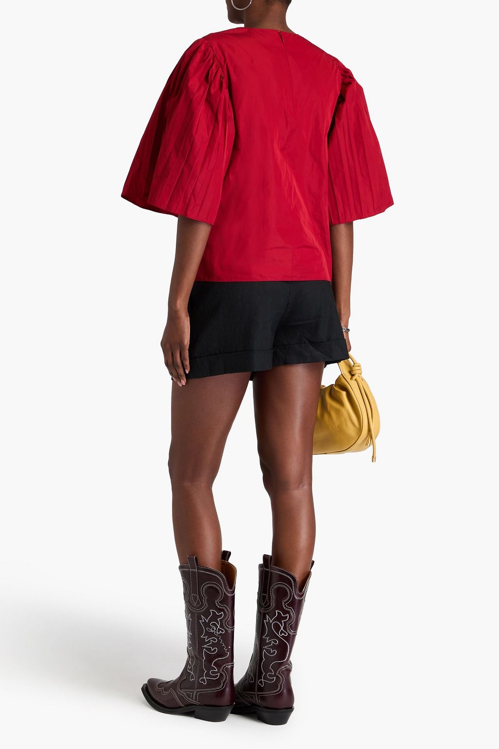 REDVALENTINO Taffeta top