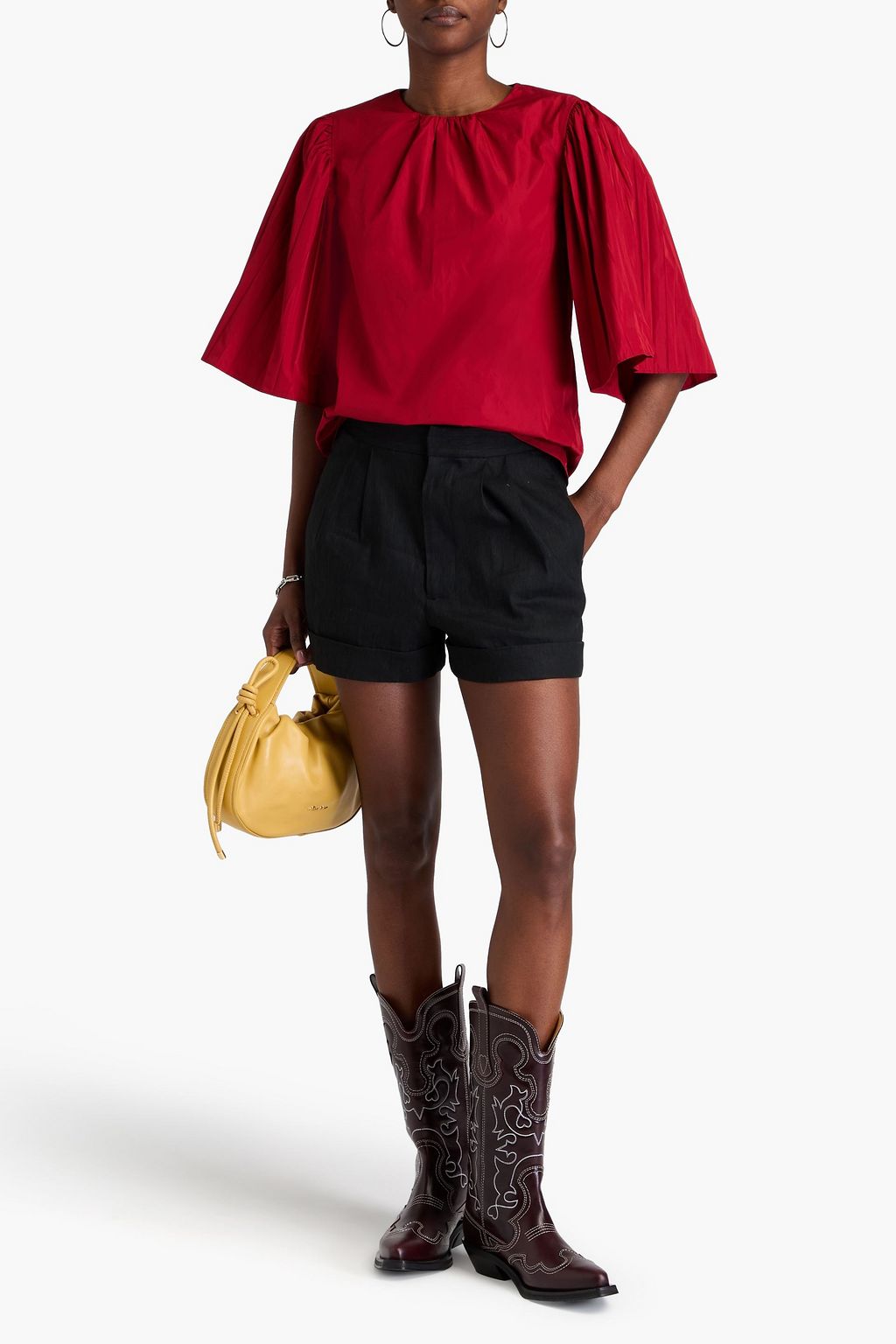 REDVALENTINO Taffeta top