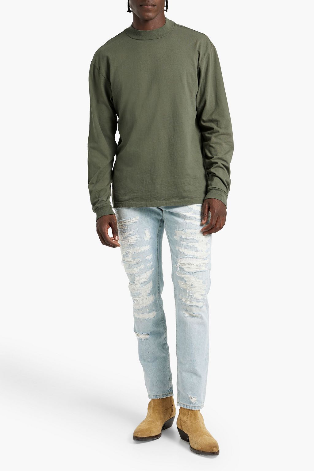 JOHN ELLIOTT Slub cotton-jersey T-shirt