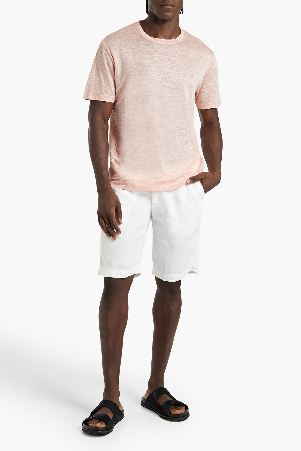 BOGLIOLI Linen-jersey T-shirt