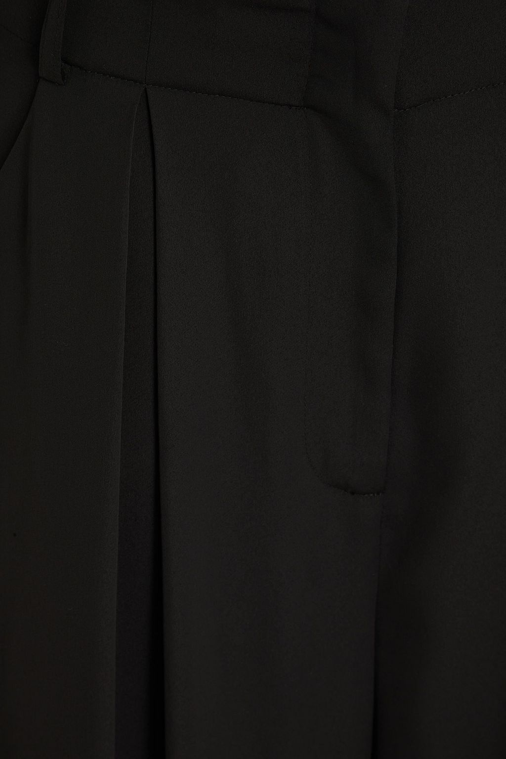 DIANE VON FURSTENBERG Bellini Hose mit weitem Bein aus Crêpe-Satin mit Falten