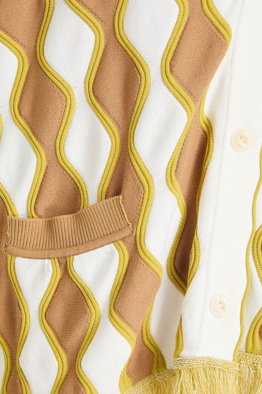 DIANE VON FURSTENBERG كارديغان "لون" بحبكة إنتارسيا
