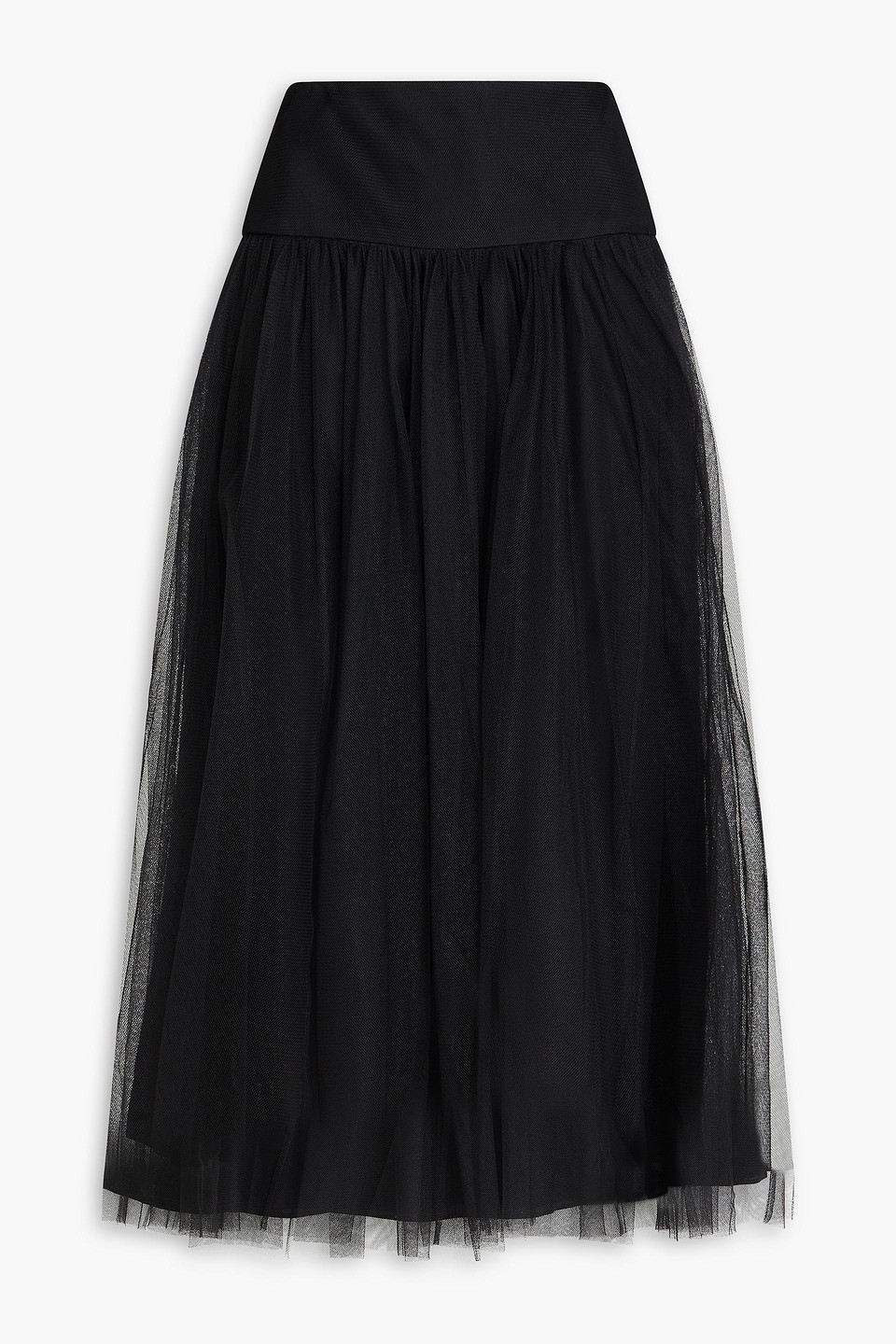 Zimmermann - Tulle midi skirt - Black - 00