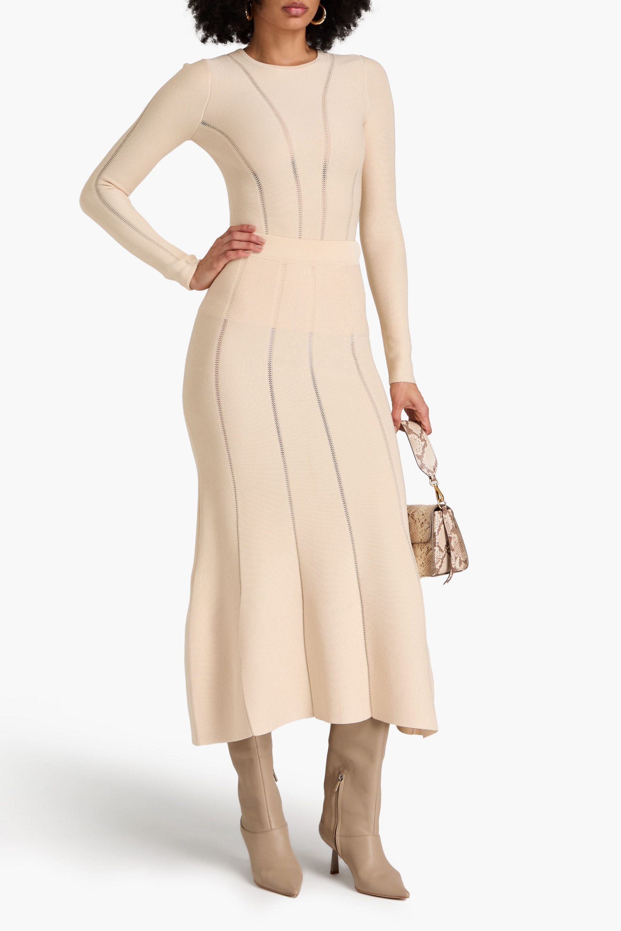 Zimmermann Knitted midi skirt