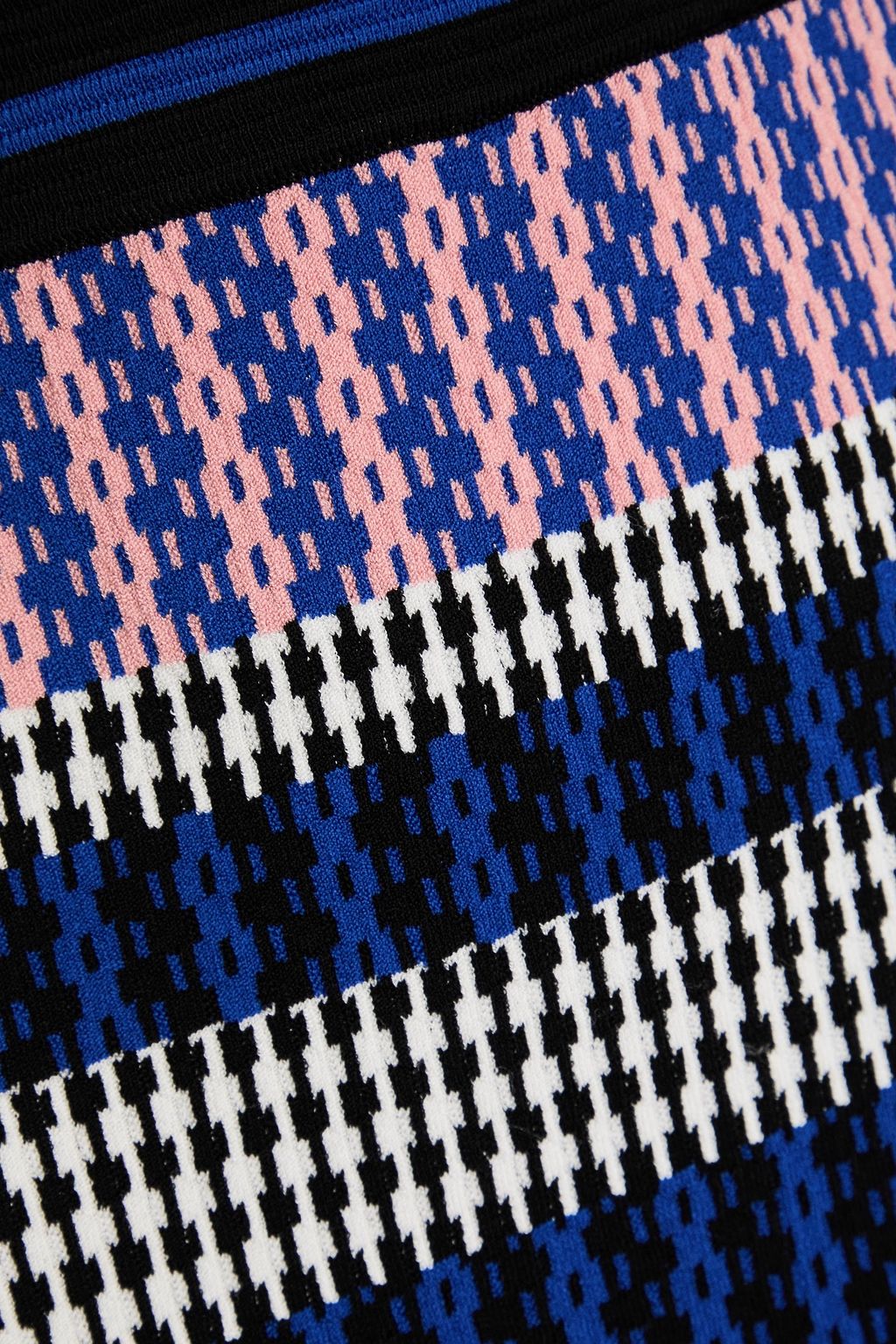 DIANE VON FURSTENBERG تنورة "بيرناردا" متوسطة الطول بحبكة الجاكار