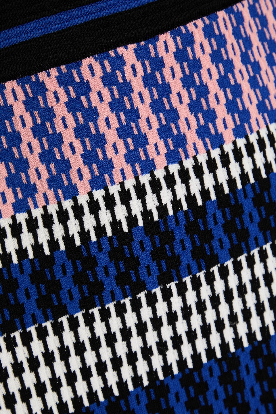 DIANE VON FURSTENBERG BERNARDA JACQUARD-KNIT MIDI SKIRT