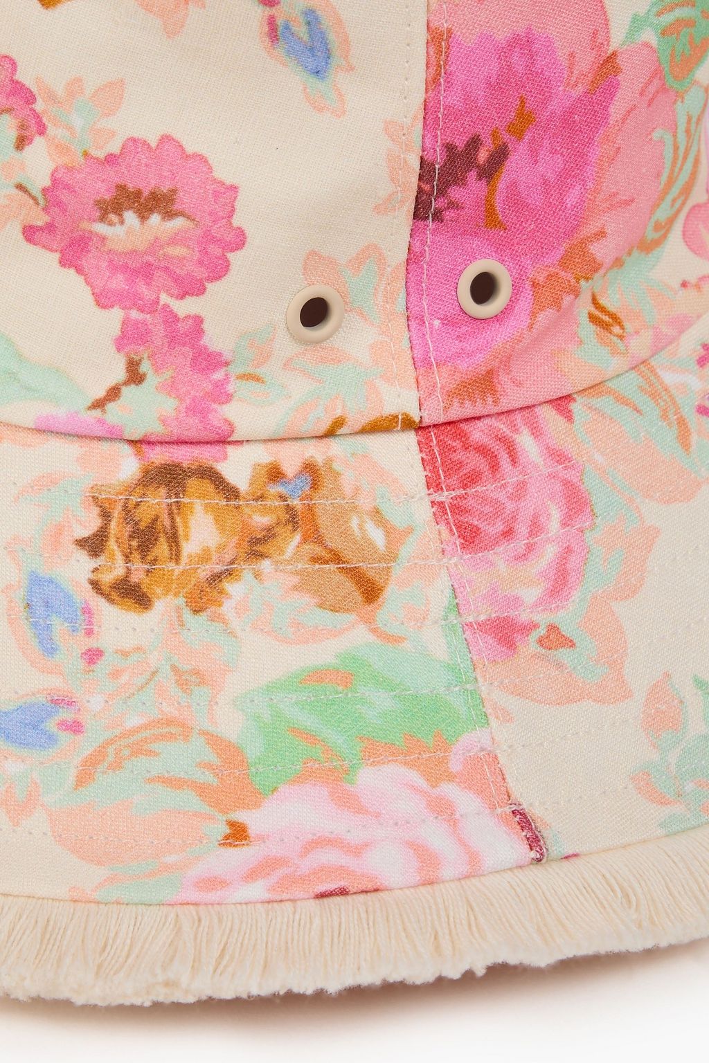 ZIMMERMANN Paisley-print linen-canvas bucket hat