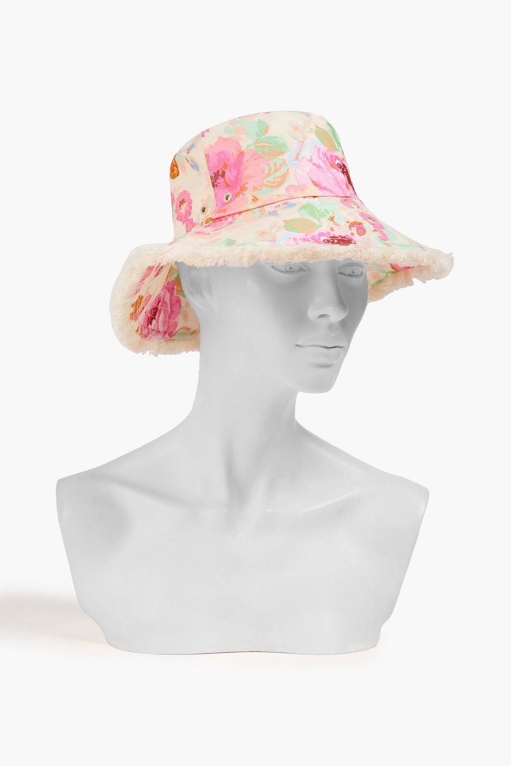 ZIMMERMANN Paisley-print linen-canvas bucket hat