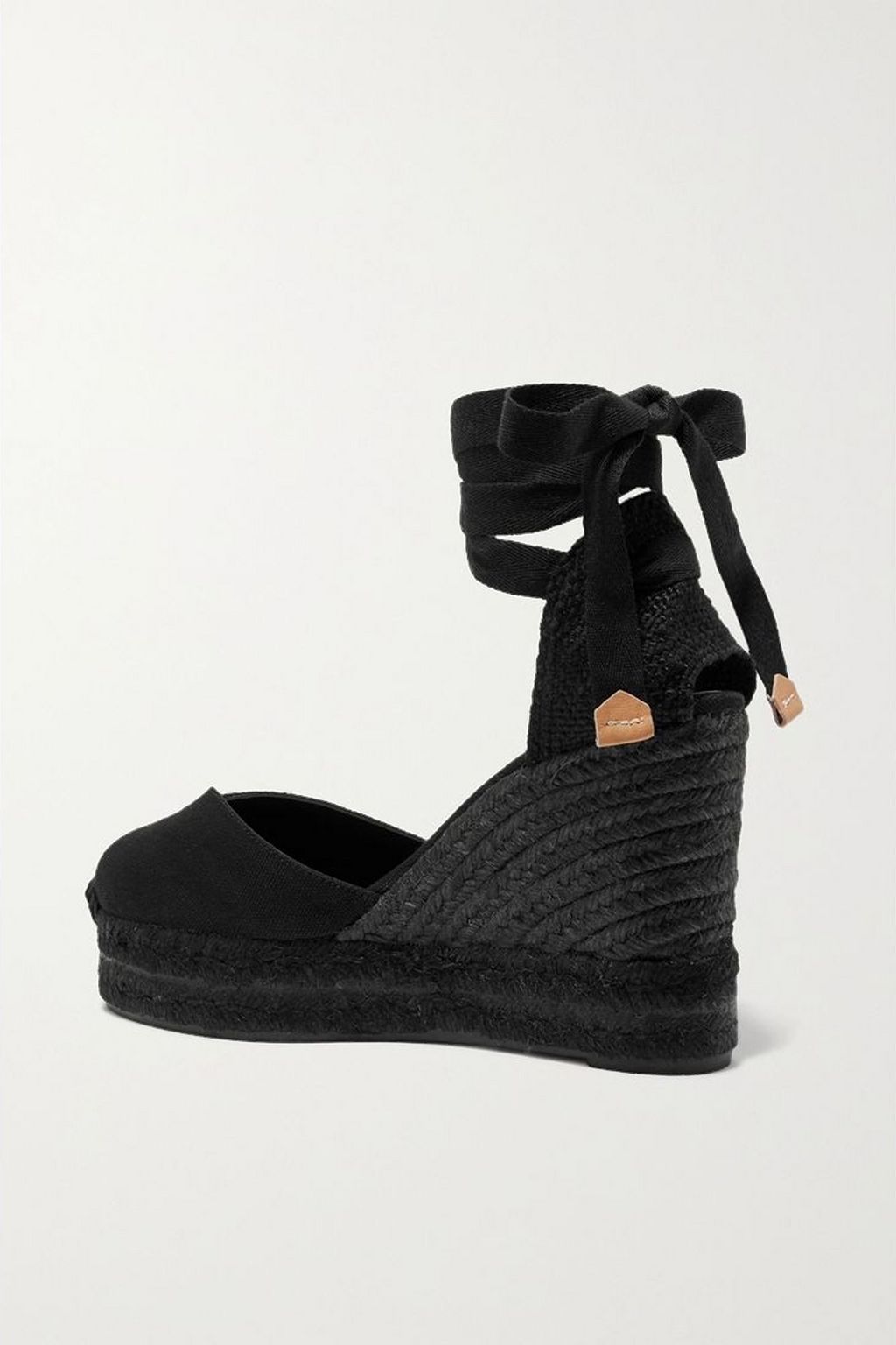CASTAÑER Chiara 80 canvas wedge espadrilles