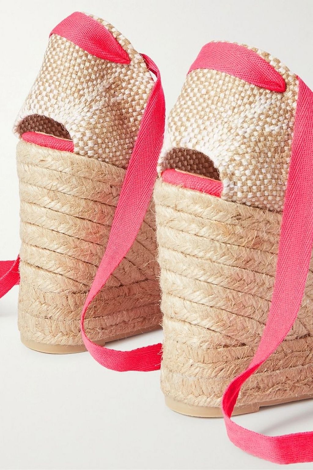 CASTAÑER Chiara 80 Espadrille-Wedges aus Canvas