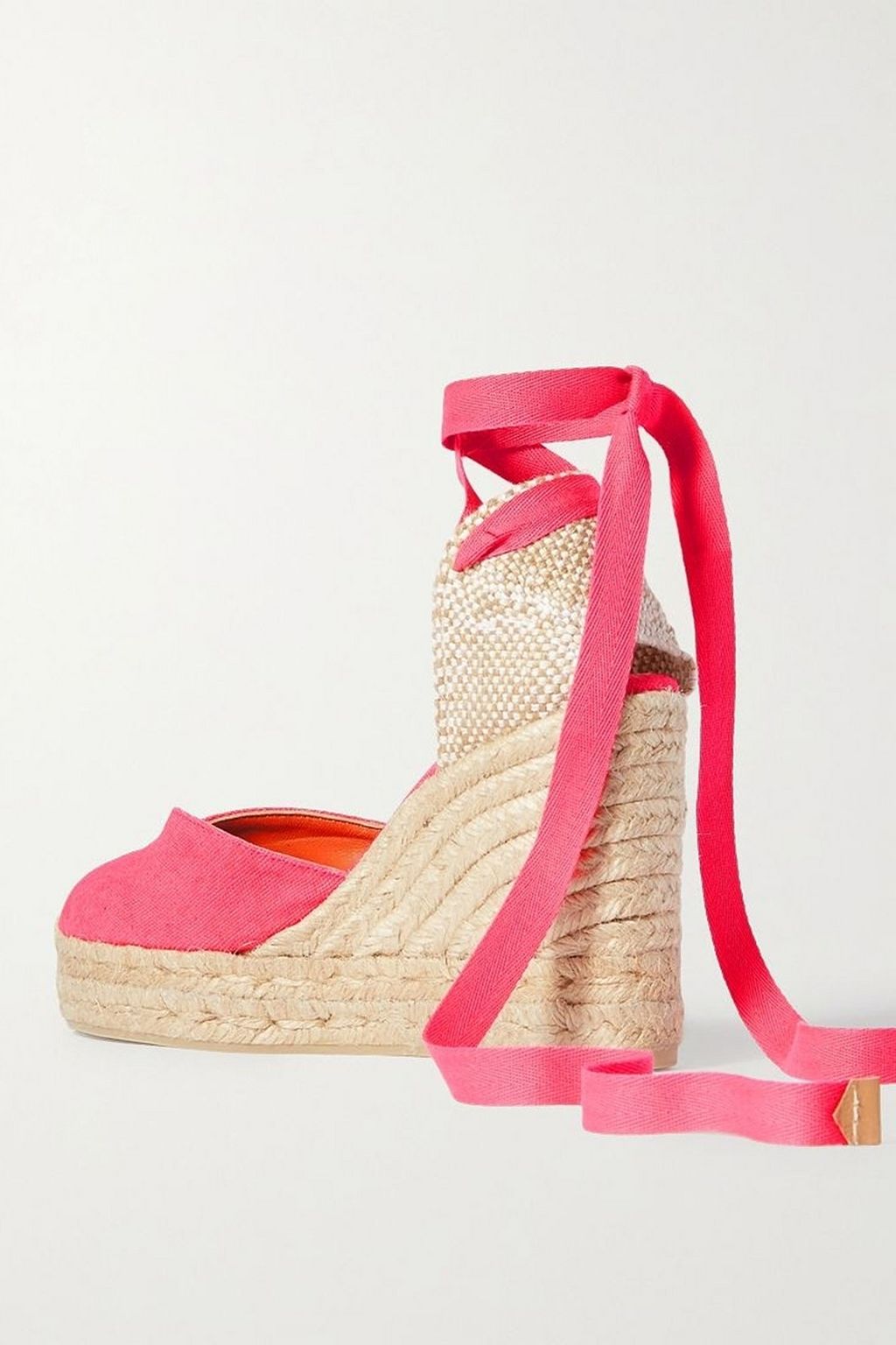 CASTAÑER Chiara 80 Espadrille-Wedges aus Canvas