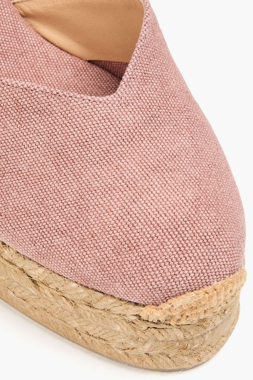 CASTAÑER Chiara 80 canvas wedge espadrilles