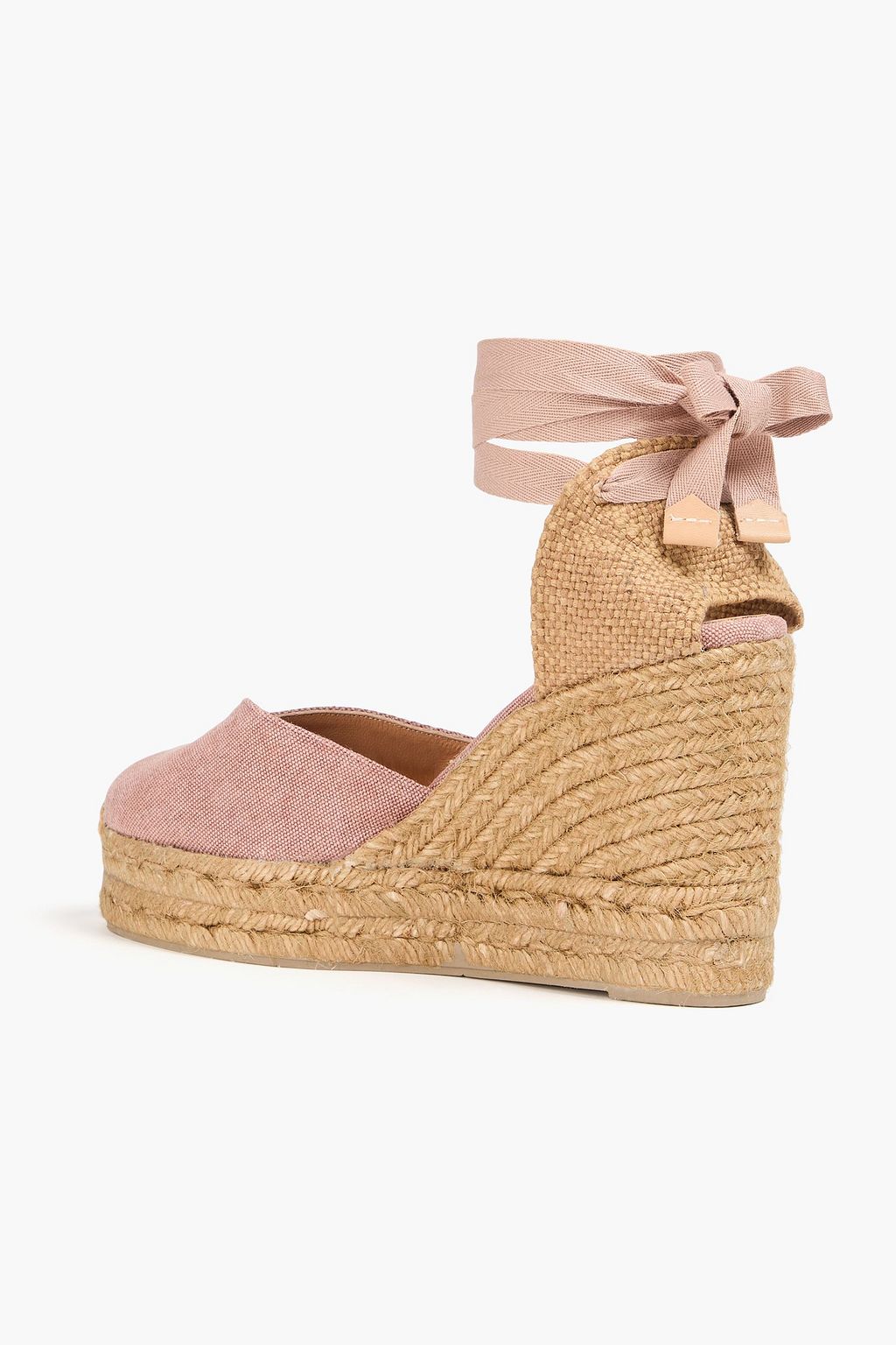 CASTAÑER Chiara 80 canvas wedge espadrilles