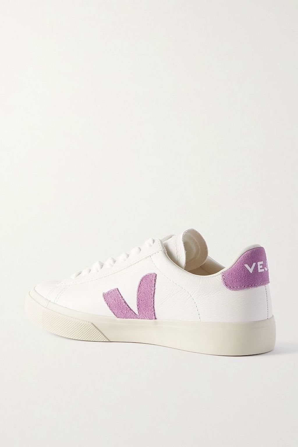 VEJA Campo suede-trimmed textured-leather sneakers