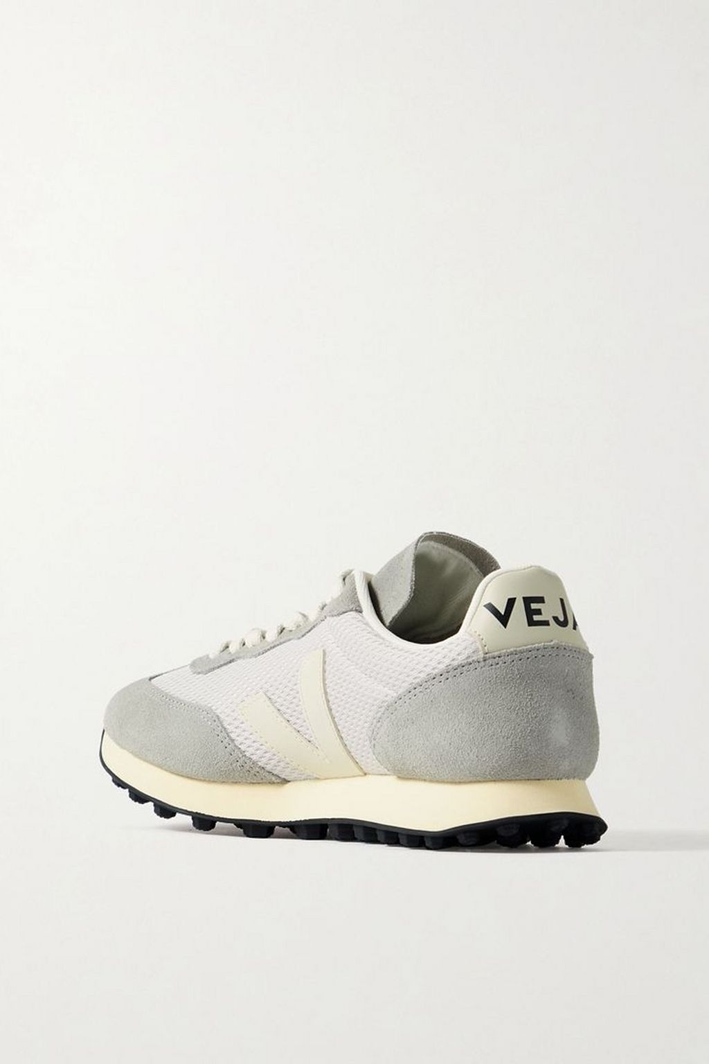 VEJA Rio Branco leather-trimmed suede and Alveomesh sneakers