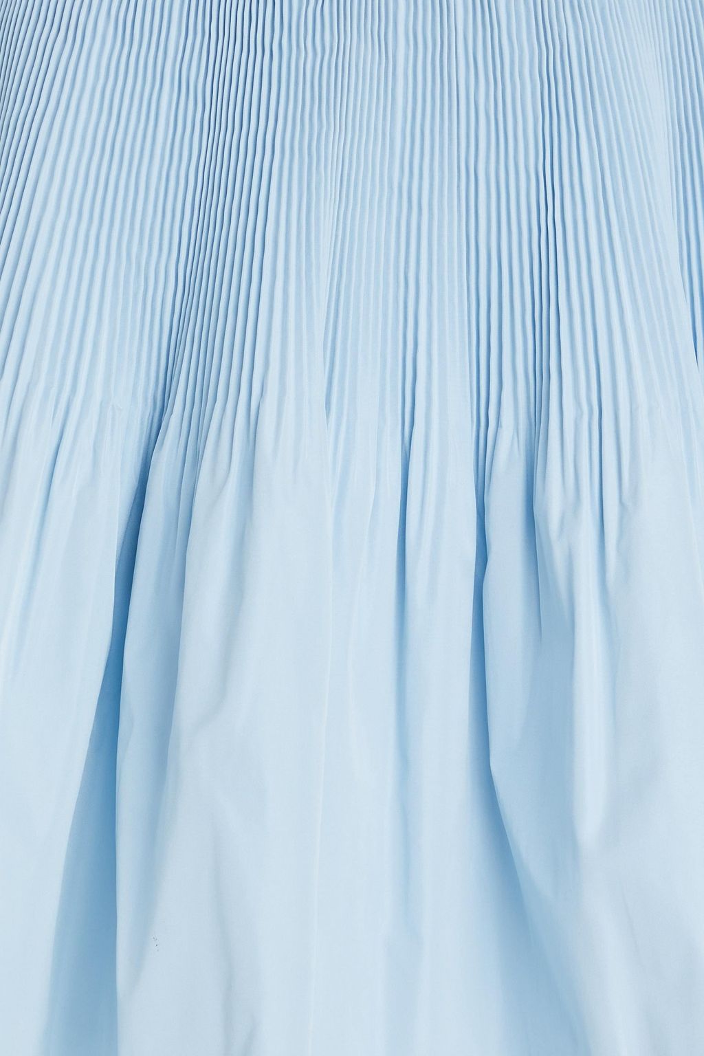 REDVALENTINO Pleated taffeta mini skirt