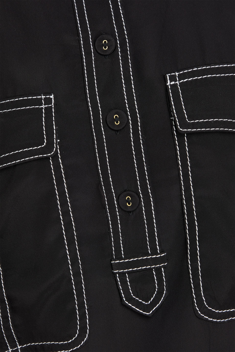 Zimmermann Bluse Aus Satin In Schwarz