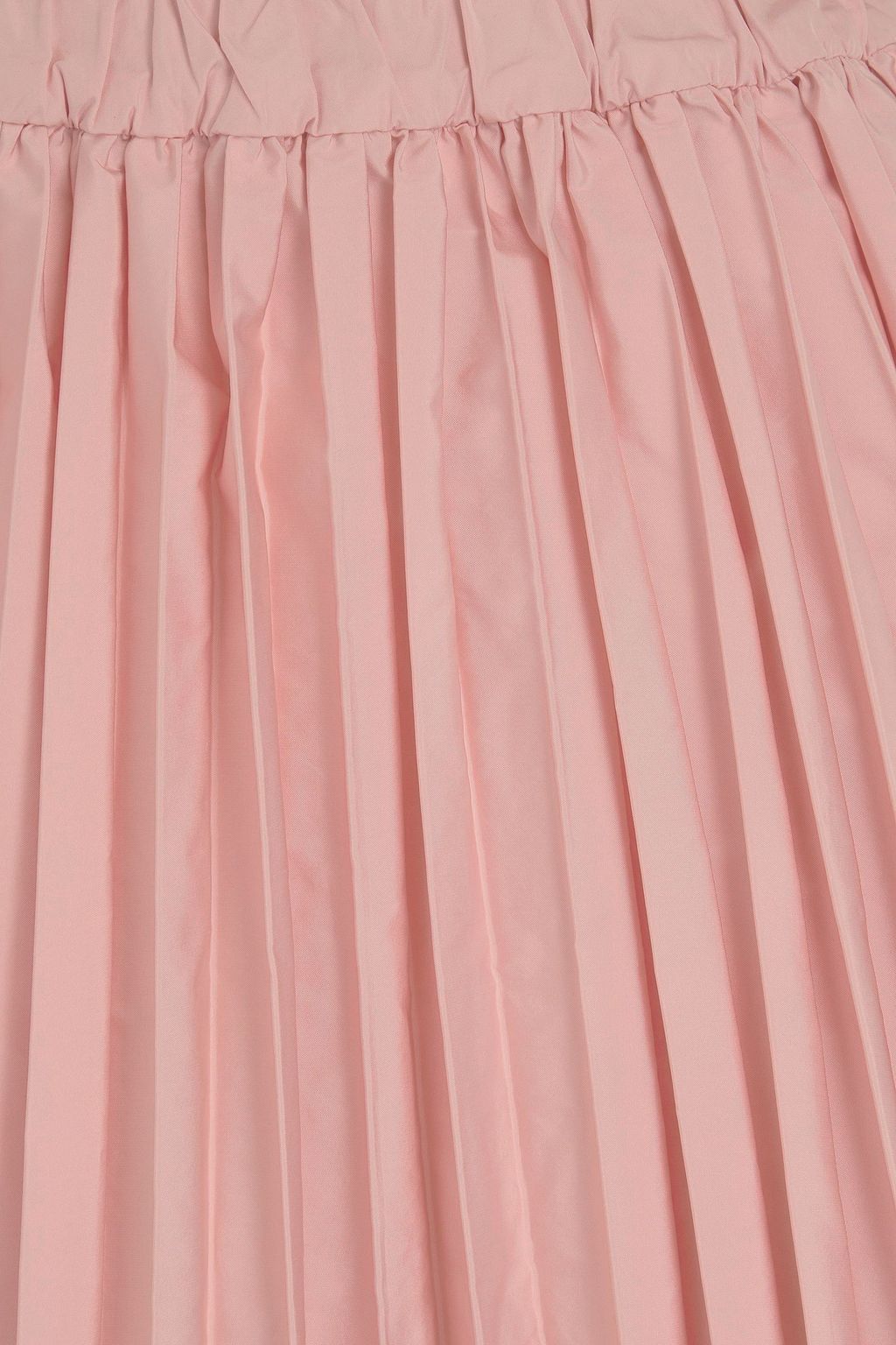 REDVALENTINO تنورة قصيرة من التفتا مزينة بكسرات