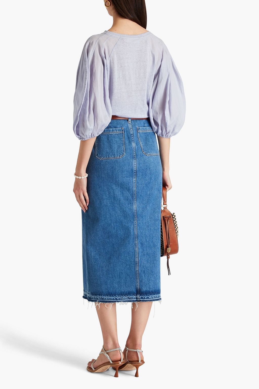 ZIMMERMANN Lantern pintucked linen top