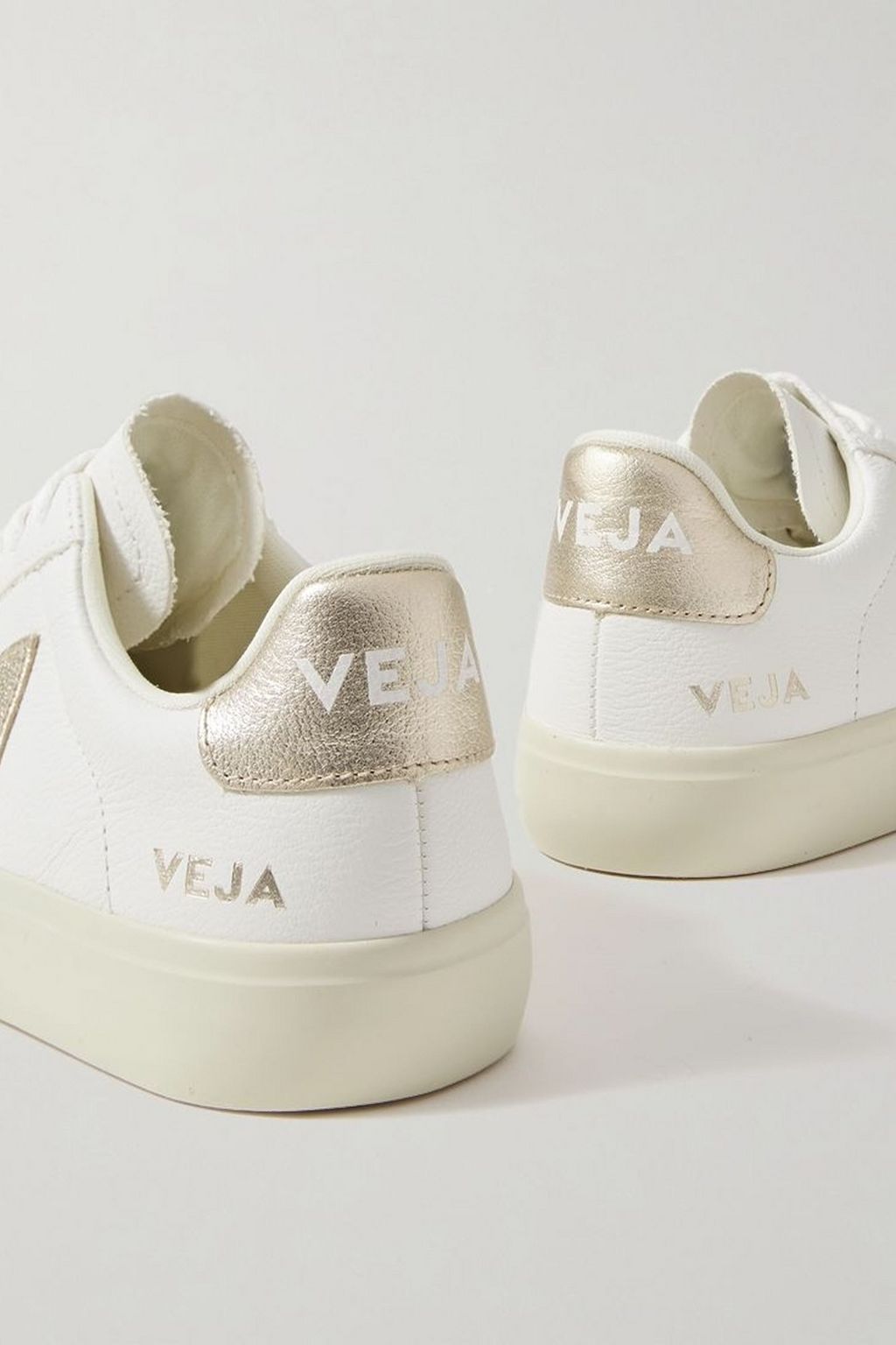VEJA Campo metallic leather sneakers
