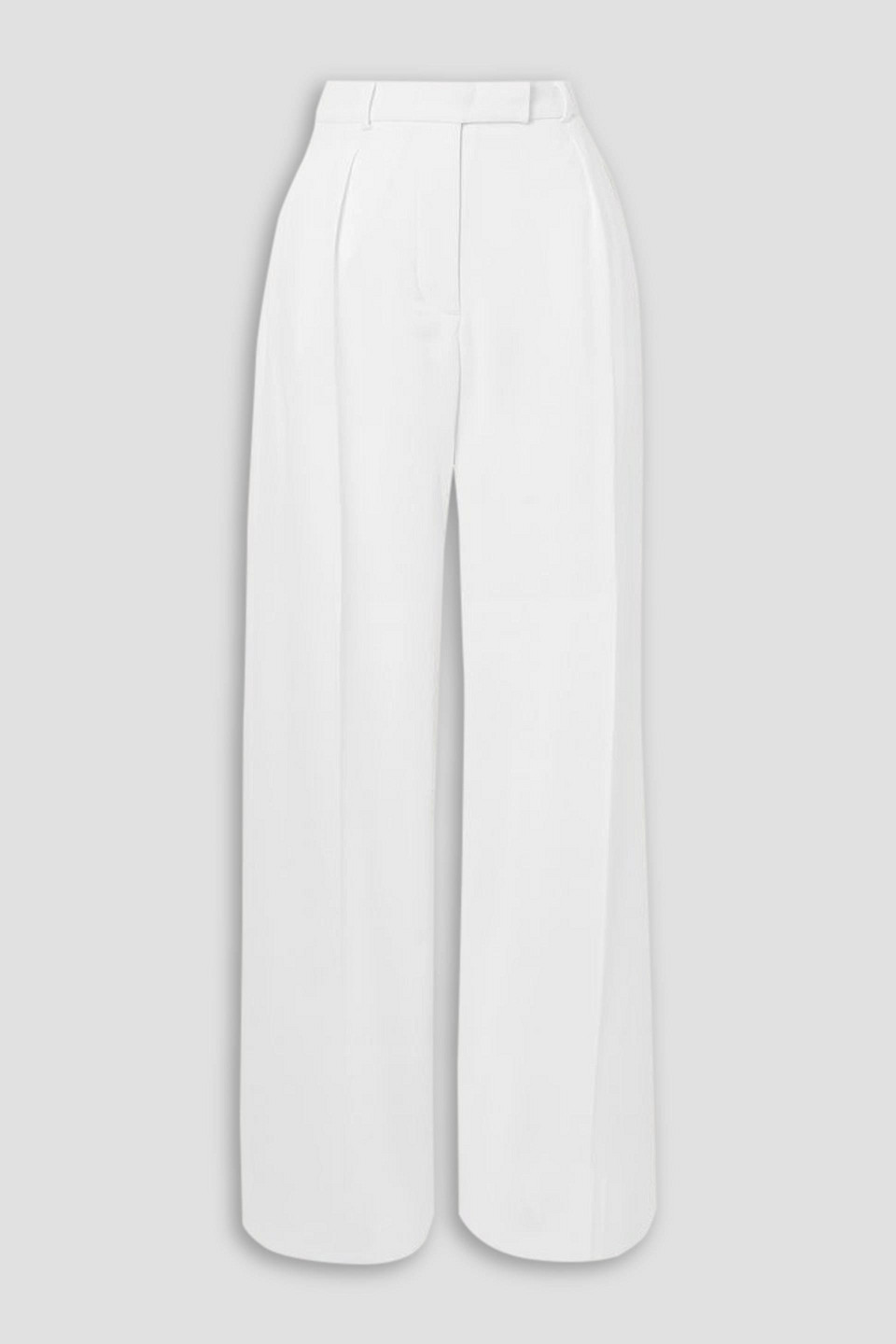 Herus pleated crepe wide-leg pants