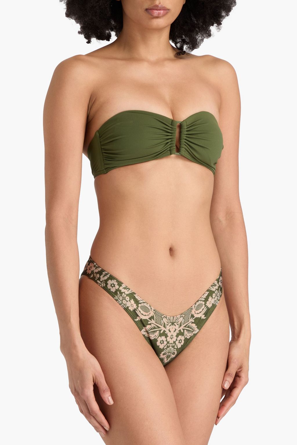 ZIMMERMANN Printed low-rise bikini briefs