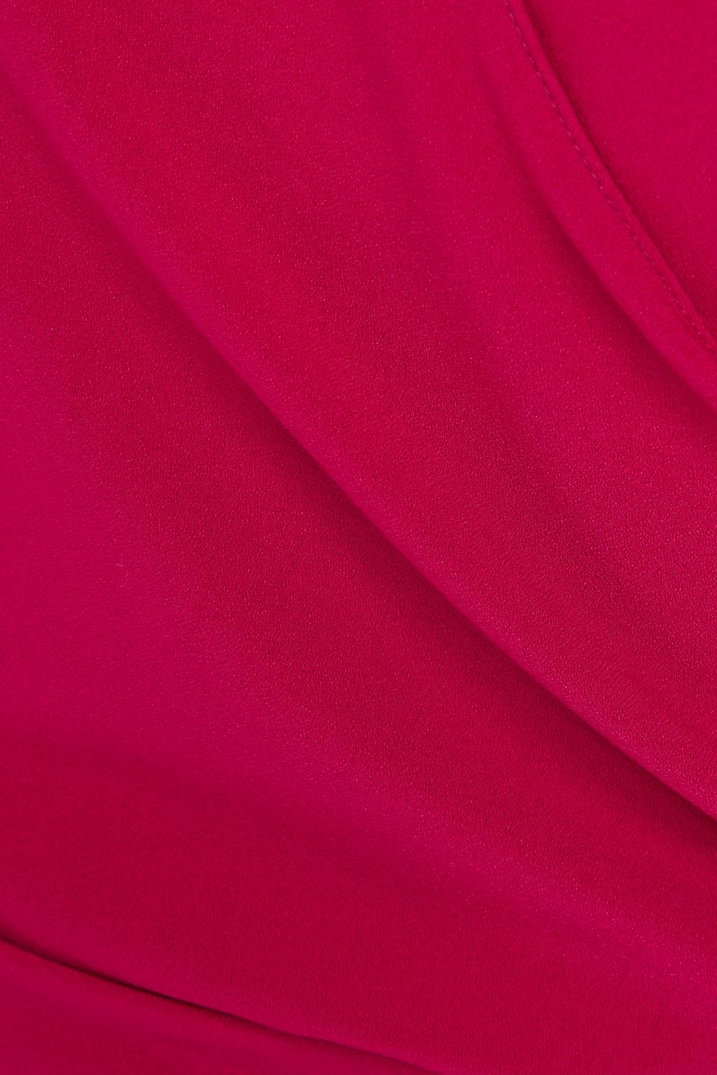 REDVALENTINO فستان قصير من الكريب بتصميم ملفوف