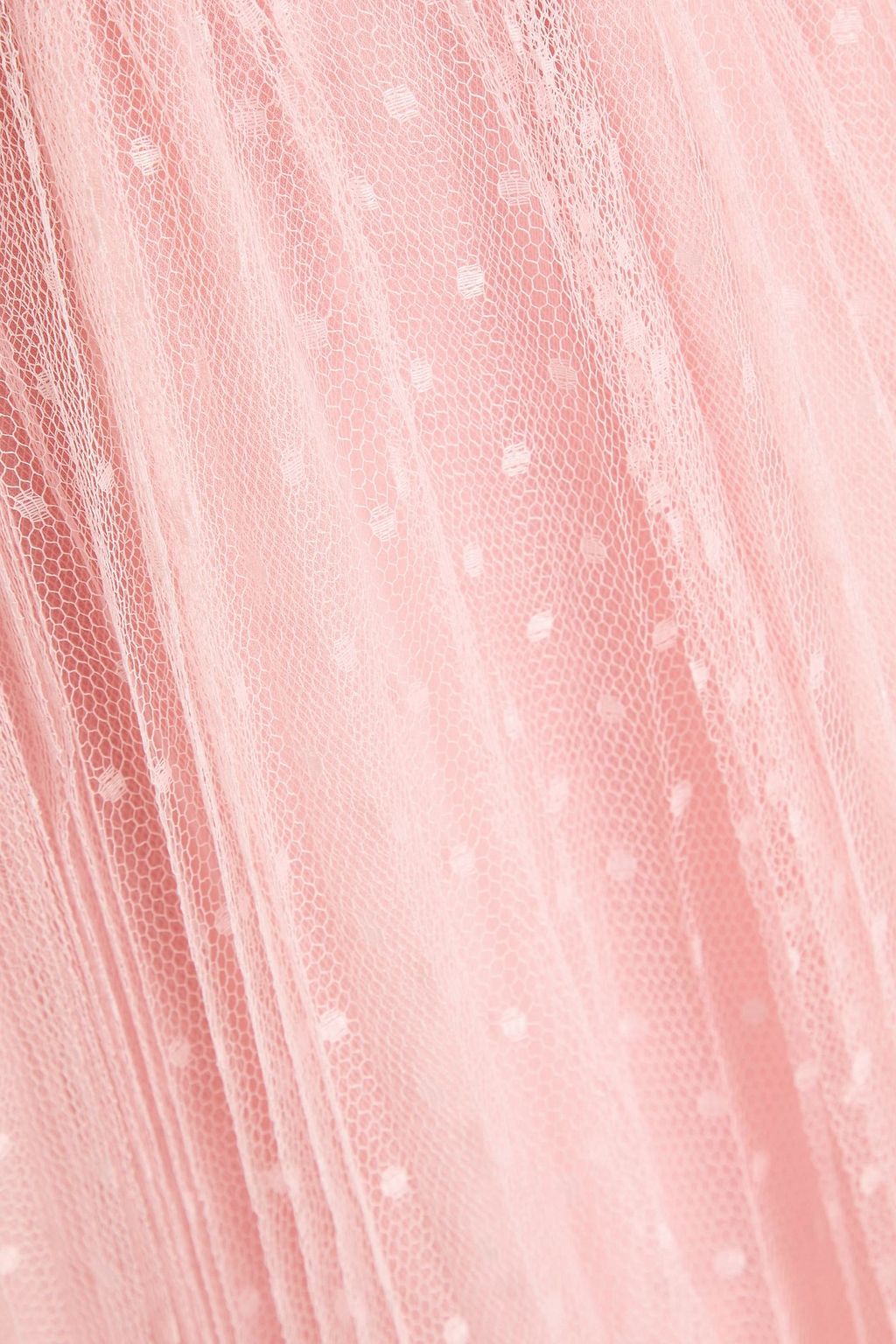 REDVALENTINO تنورة قصيرة بكسرات من قماش بوان ديسبري