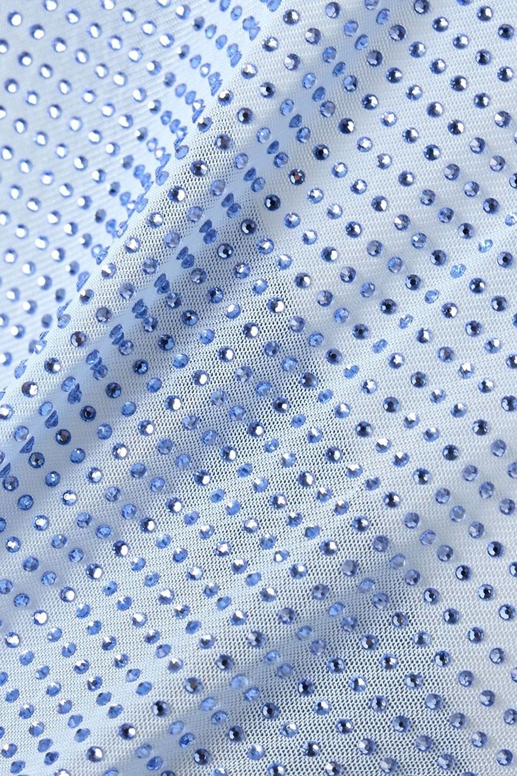 RETROFÊTE Shilo crystal-embellished silk-blend mesh maxi dress