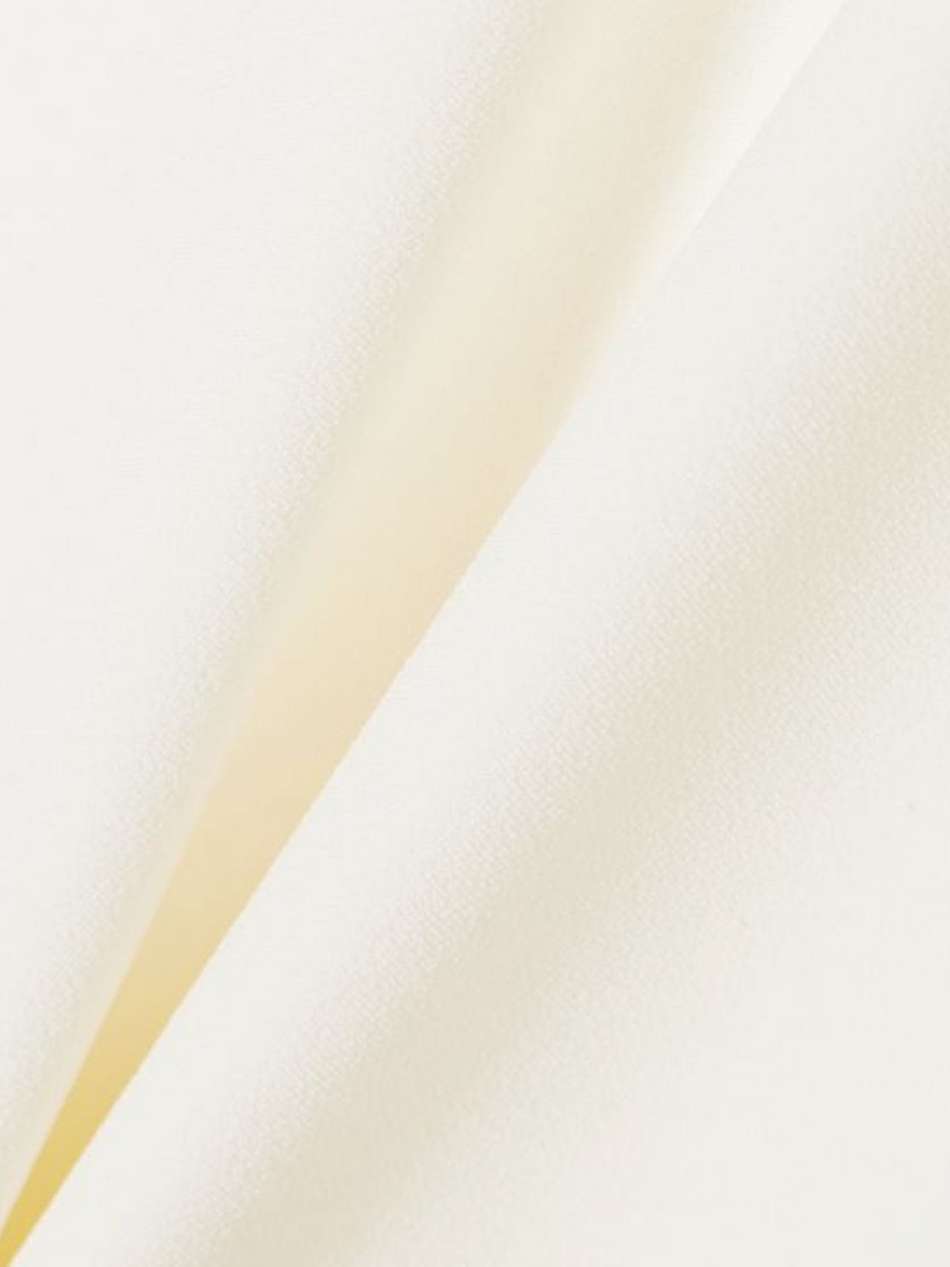 rowan strapless feather-trimmed stretch-crepe mini dress