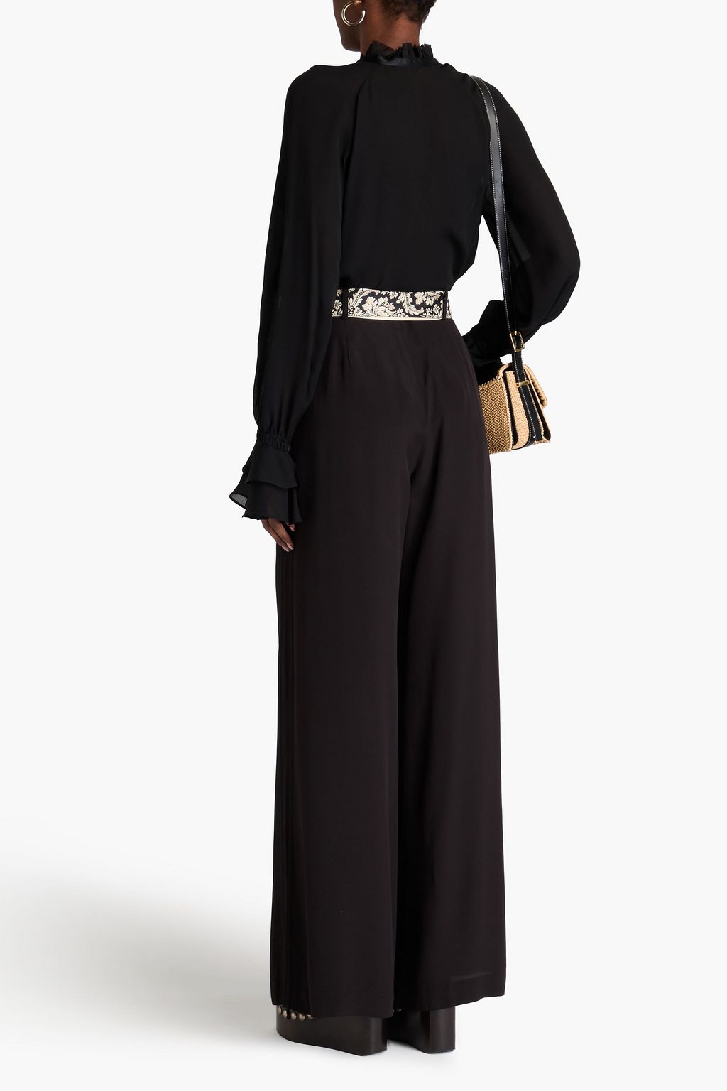 ZIMMERMANN Satin wide-leg pants