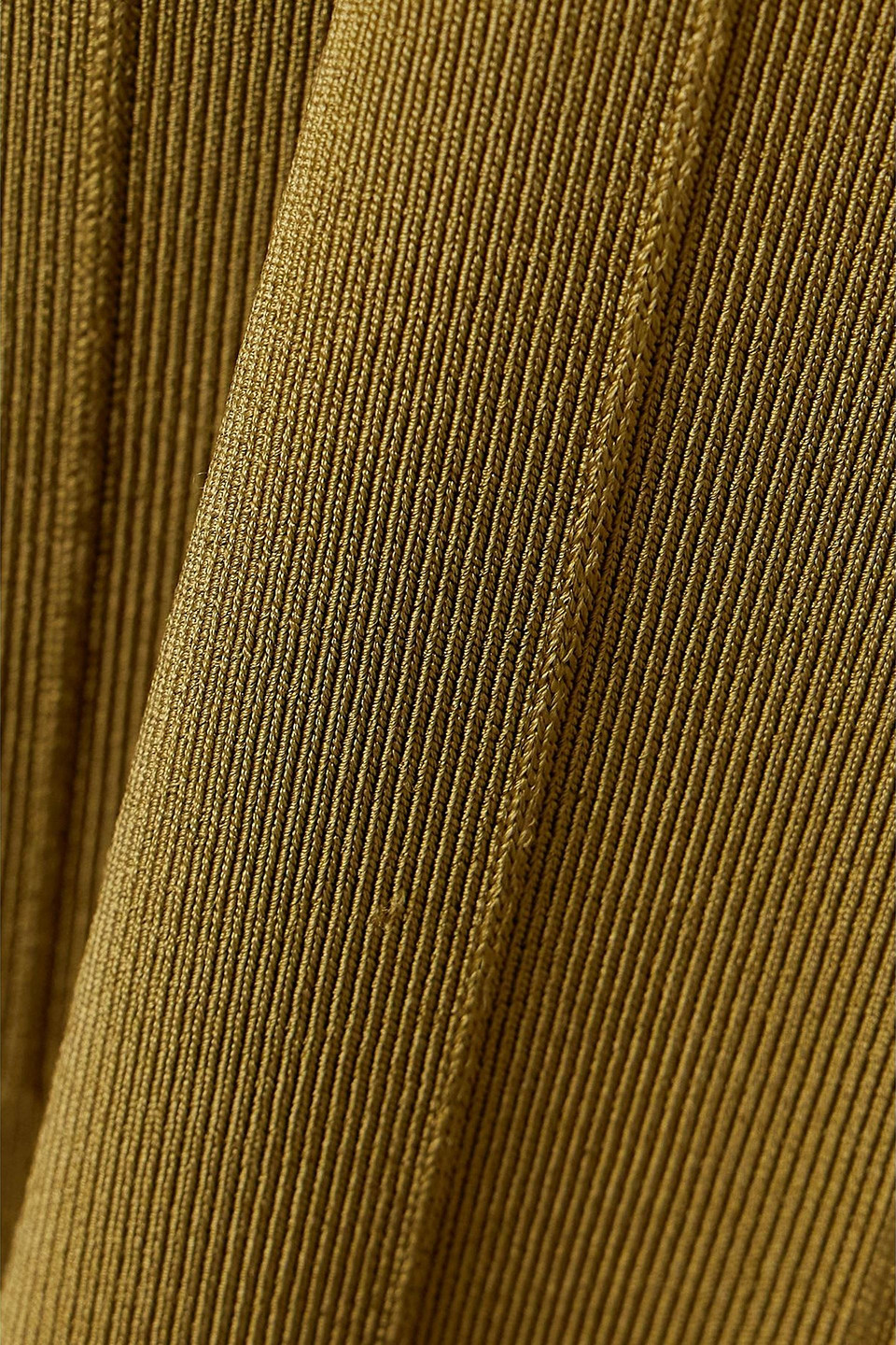 Galvan Atalanta Pleated Metallic Stretch-knit Midi Dress In Army Green