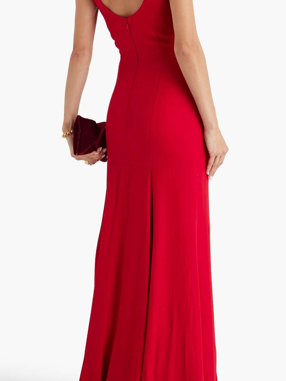 crepe gown