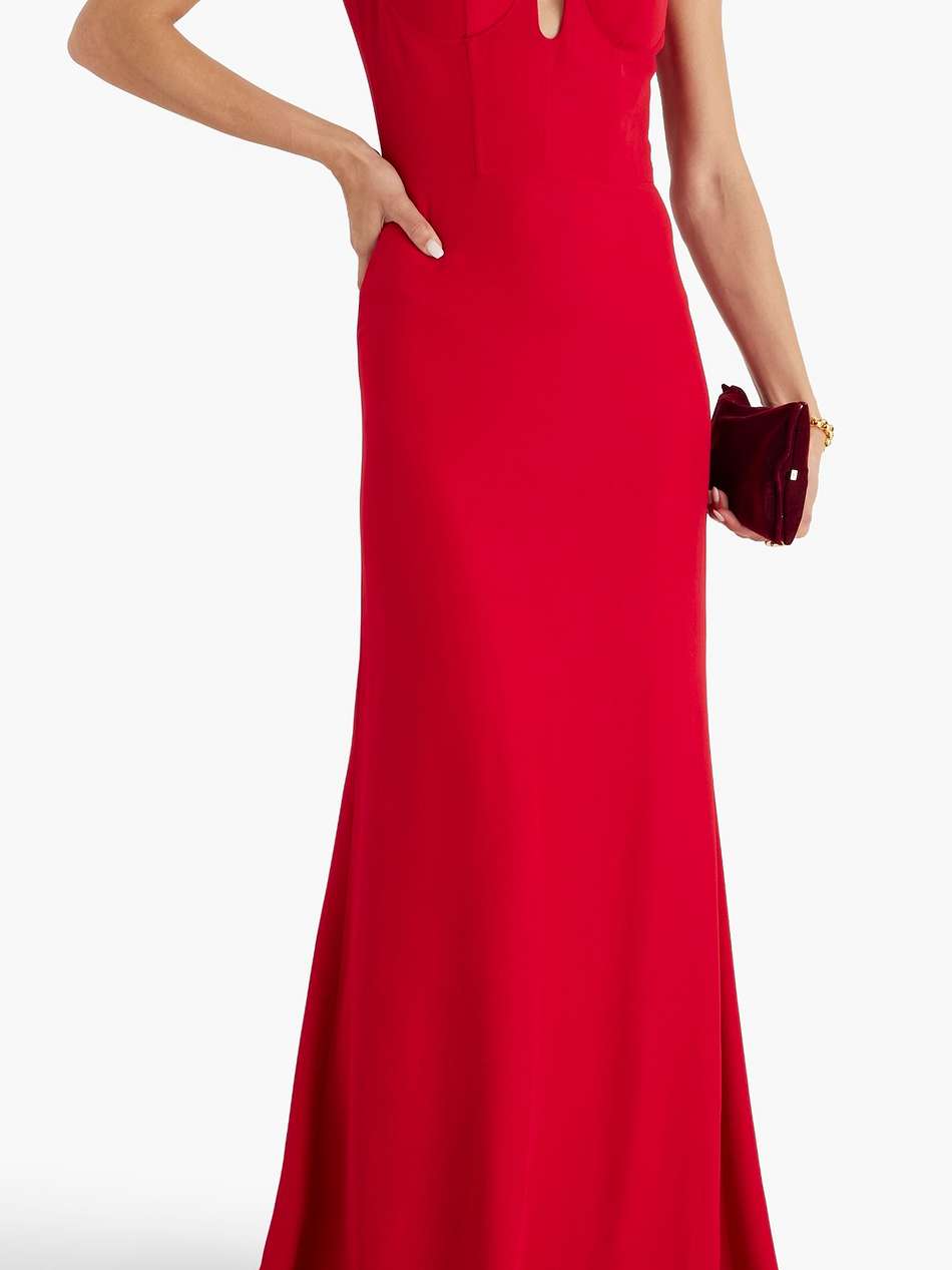 crepe gown