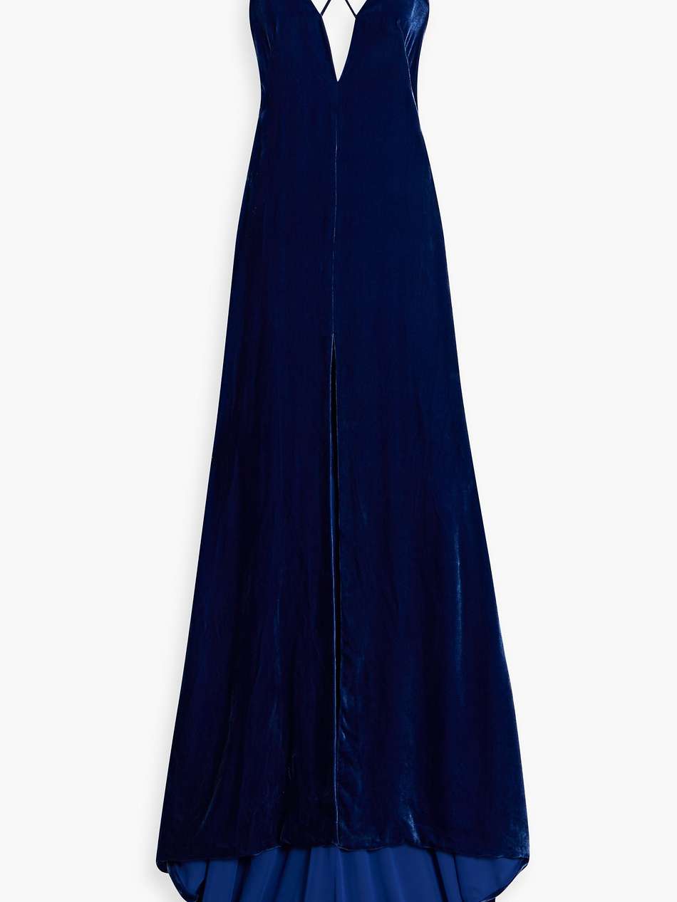 velvet gown