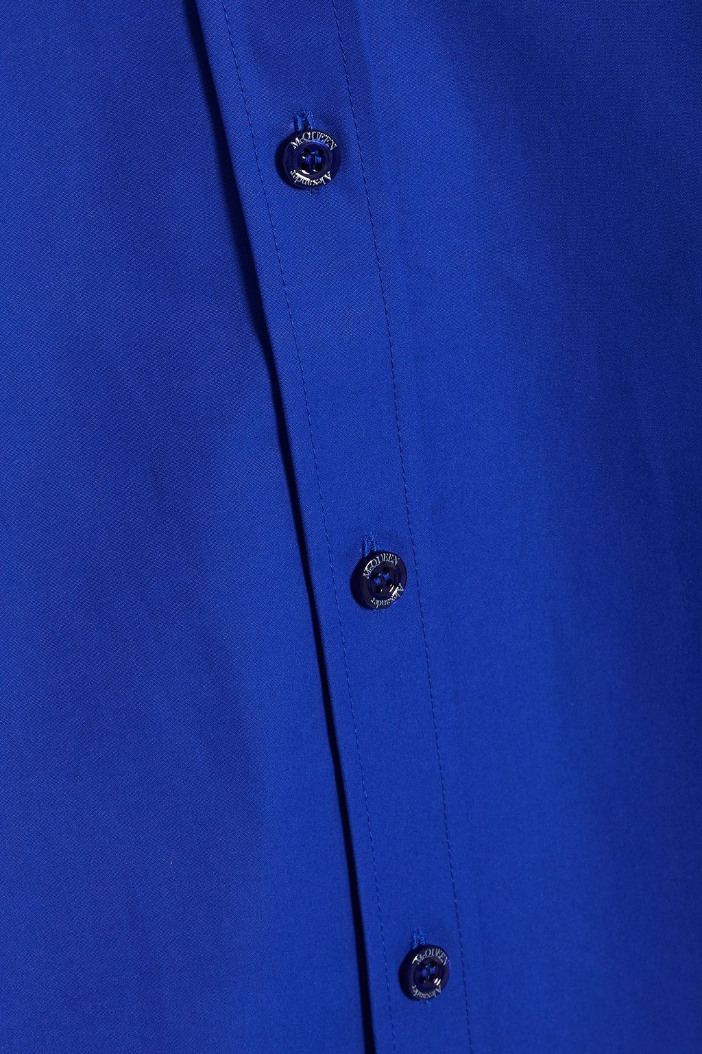 MCQUEEN Cotton-poplin shirt
