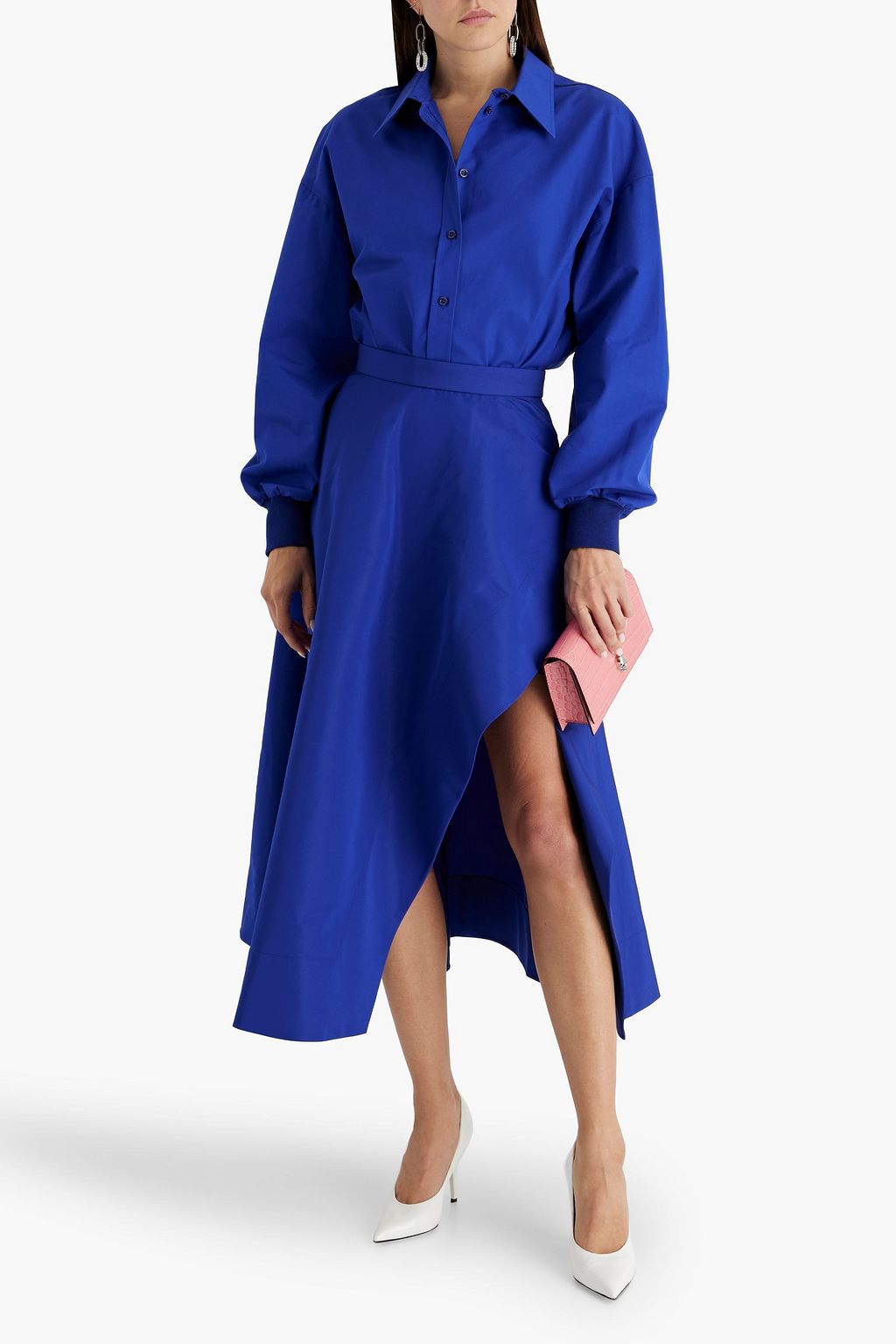 MCQUEEN Cotton-poplin shirt