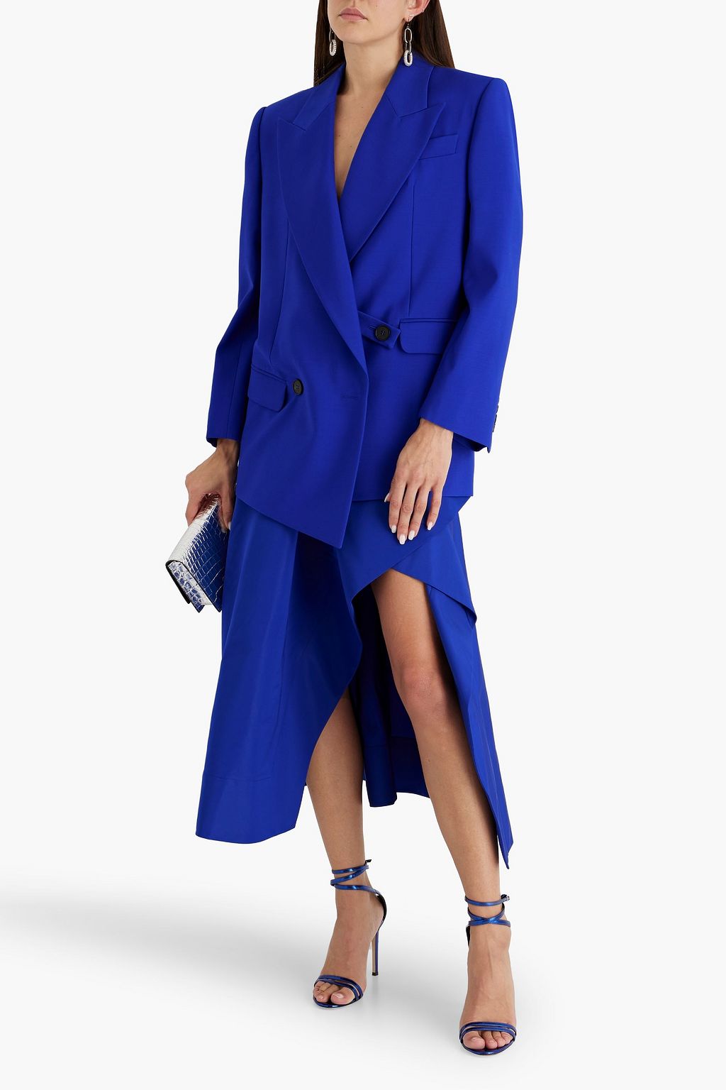MCQUEEN Double-breasted wool blazer