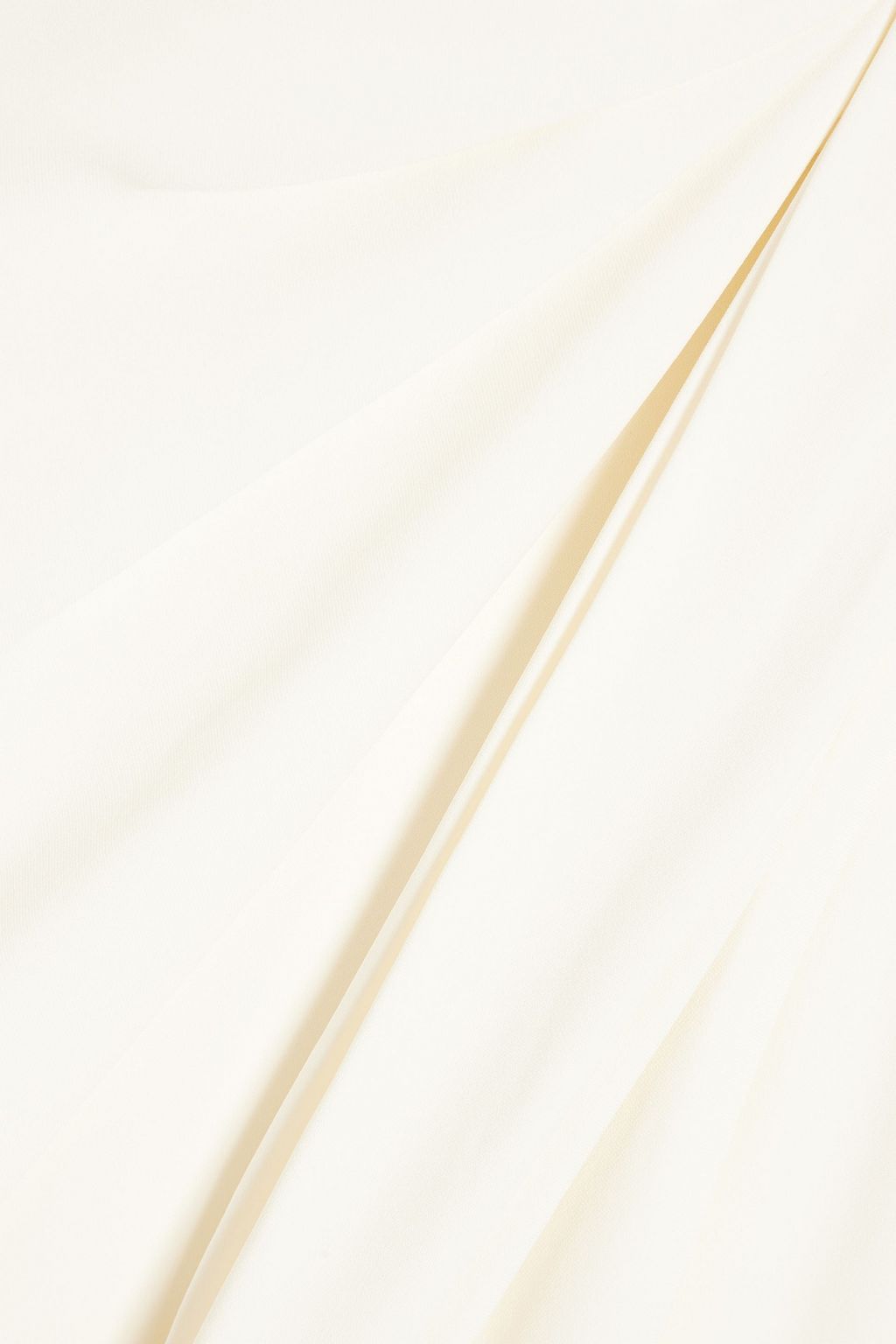 MCQUEEN Draped crepe midi dress