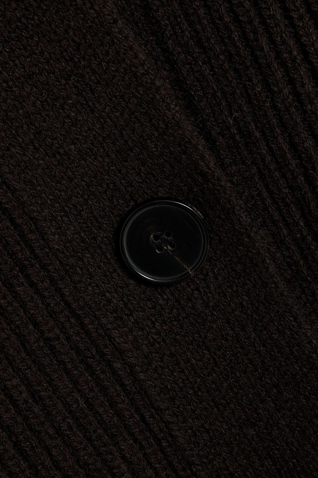 MCQUEEN Ribbed wool and cashmere-blend coat