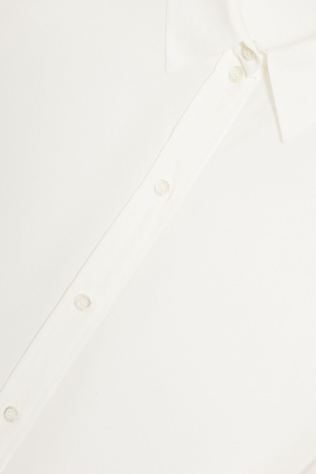 MCQUEEN Silk crepe de chine shirt