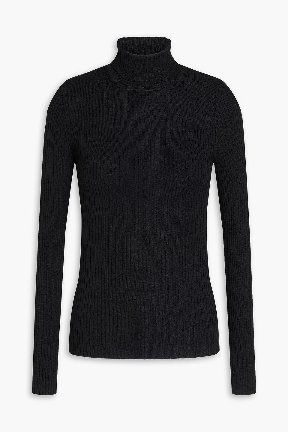 Zimmermann Rollkragenpullover Aus Rippstrick In Schwarz